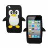 Cute Penguin Θήκη σιλικόνης για iPod Touch 4G Μαύρο